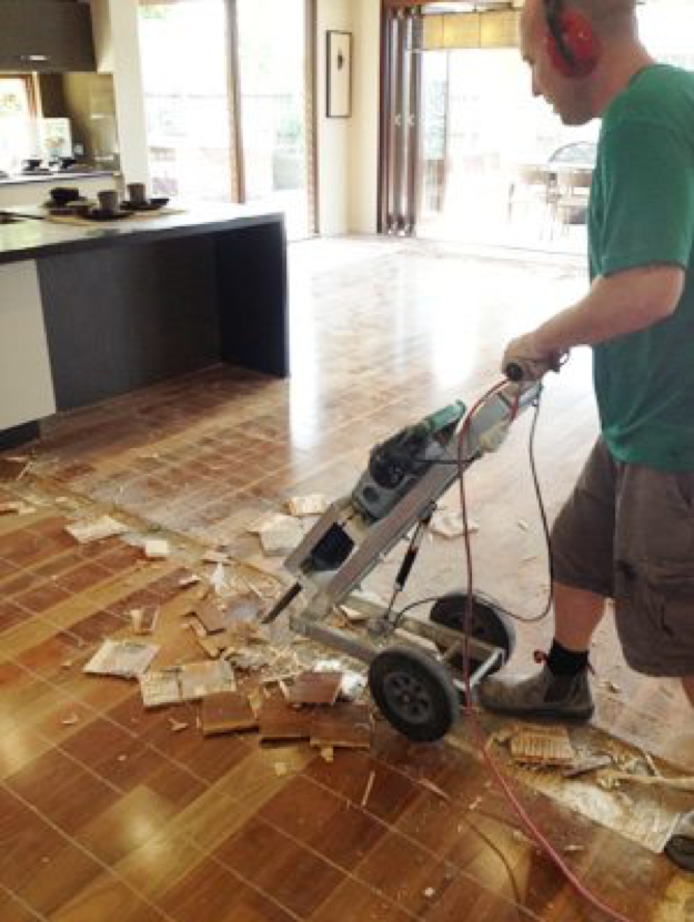 We Remove Tiles & All Floor Coverings Totally Stripped